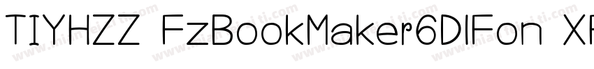 TIYHZZ FzBookMaker6DlFon XFPLU字体转换